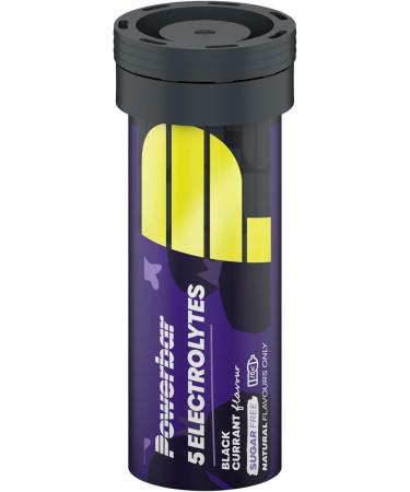 Powerbar 5 Electrolytes Black Currant 12x10Tabs - Tablettes effervescentes fournissant les lectrolytes Black Currant Unique - Buy Online on GoSupps.com