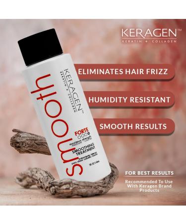 Buy Keragen Brazilian Keratin Smoothing Treatment - Sulfate Free Blowout Straightening for Dry Damaged Hair (2 Oz) | Eliminate Frizz & Curls Medium to Coarse Hair - International Shipping Available - Buy Online on GoSupps.com