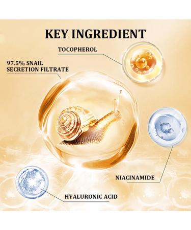 Shop Snail Mucin Serum 97% - Hydrating Essence for Face Eye & Neck | Korean Skincare Repairing Solution - Buy Online on GoSupps.com