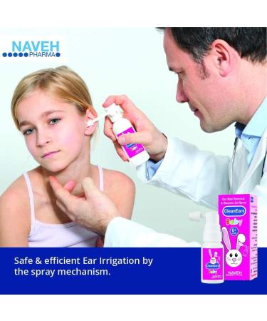 Naveh Pharma CleanEars Earwax Removal Spray Bundle - 1oz & 0.5oz for Adults and Babies - Buy Online on GoSupps.com