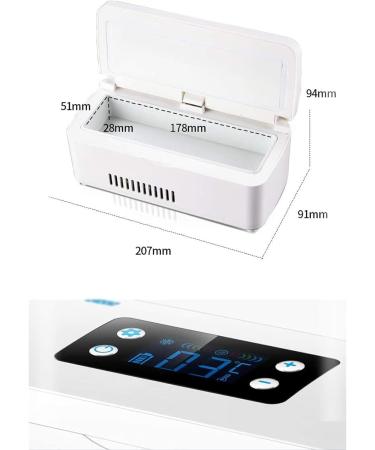 Mini Medicine Refrigerator and Insulin Cooler for Car Travel Home - Portable Car Refrigeration Case/Small Travel Box for Medication - Buy Online on GoSupps.com