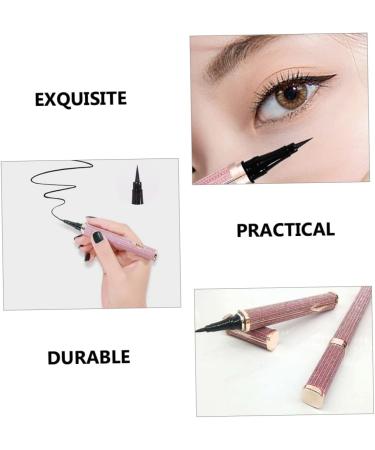 Healeved 2pcs Eyeliner Lash Glue Pen Eye Liner Liquid Liner Black Eye Liner Pencils Eye Makeup Skinned Pink - Buy Online on GoSupps.com