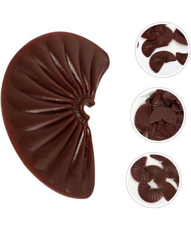 ibasenice 48 Pcs Imitation Chocolate Chips Shop Display Prop Small Chocolate Model Multi-function Chocolate Decor Chocolate Bar Maker Simulated Chocolate Pvc Food Play Dessert 3.50X2.50X0.20CMx2pcs 1 - Buy Online on GoSupps.com