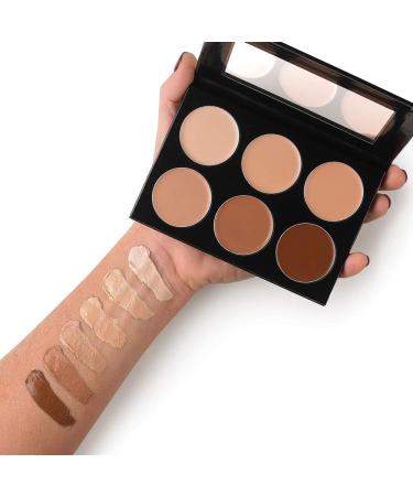 Mehron Makeup Celebr Pro-HD Conceal-It Palette - 6 Shade Professional Cream Contour & Concealer Palette - Buy Online on GoSupps.com