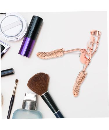 Minkissy Travel Eyelash Curling Clips - Mini Eye Lash Curler Tool for Perfect Makeup | Metal Plating Beauty Accessory - Buy Online on GoSupps.com