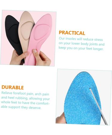 NOLITOY Cuttable Insoles - Breathable Heel Cushions & Inserts | Multi-Function Comfort | Assorted Colors | 29.5X8CM - International Shipping Available - Buy Online on GoSupps.com