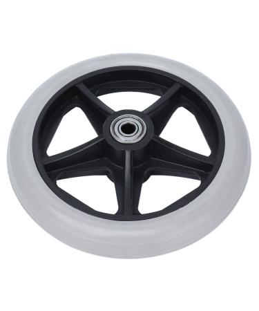 Wheelchair Wheels 6in Solid Wheel Stable Operation 608ZZ Bearing Wear Resistant for Rollators for Walkers