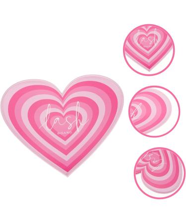 Buy POPETPOP Heart-Shaped Eyelash Plates - 3pcs Acrylic Trays for Lash Extensions | International Shipping Available - Buy Online on GoSupps.com
