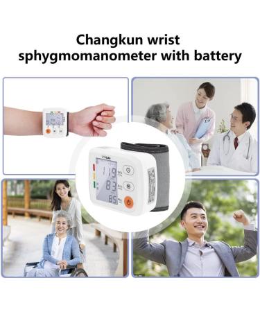 Wrist Blood Pressure Monitor with Large Display and Rechargeable Design - TSAI Automatic Digital BP Machine for Home Use (White) - Buy Online on GoSupps.com