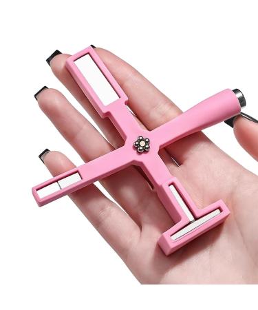 5 in 1 Nail Magnet Tool with Silicone Protective Case Upgraded Nail Magnet Pen Multi-functional Magnet Stick 3D Magnetic Cat Eye Gel Nail Polish Suitable for Nail Studio Pink One Size