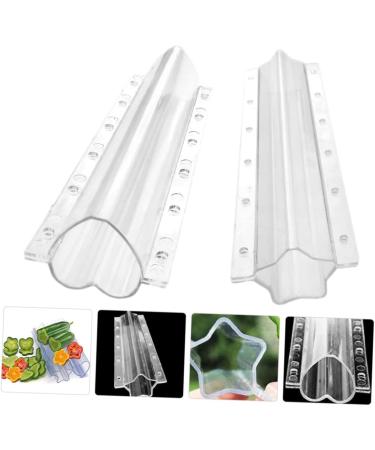 Balacoo 6 Pcs Shaped Growth Mold Heart Silicone Molds Cucumber Growth Bouillon Plastic Child Plant Chocolate Transparent Colorx3pcs 20x6.5cmx3pcs - Buy Online on GoSupps.com