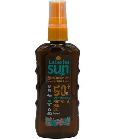 Tabaibaloe Tabaiba Sun 2-Pack of Aloe Vera Sun Oils (2 x 200 ml SPF15) - Buy Online on GoSupps.com