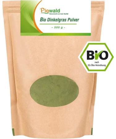 Organic Spelt Grass Powder - 500g | Nutrient-Dense Superfood for Wellness | International Shipping Available - Buy Online on GoSupps.com