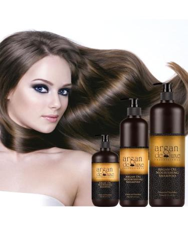  G n rique Argan Oil Shampoo 300ml - Nourishing and Conditioning with Vitamin E Omega 3 and 9 - For Healthy and Shiny Hair - Gentle Cleansing and Detangling - Paraben-Free - Buy Online on GoSupps.com