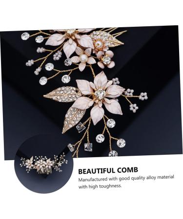 DOITOOL 1 Pc Hair Comb Accessories Pearl Alloy Bride - Buy Online on GoSupps.com
