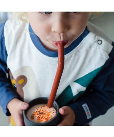 We Might Be Tiny Silicone Eco-Friendly Straws with stainless steel cleaning brush - Buy Online on GoSupps.com