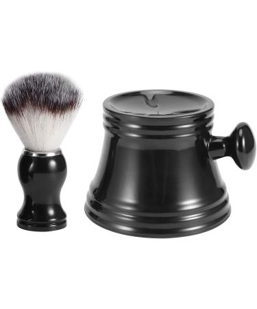 Premium Shaving Soap Bowl & Beard Maintenance Set | Nylon Brush & Razor Tool for Perfect Grooming - Buy Online on GoSupps.com