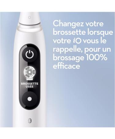 Buy Oral-B iO 6 Electric Toothbrush - Bluetooth White & Pink 2 Handles 3 Brushes | International Shipping Available - Buy Online on GoSupps.com