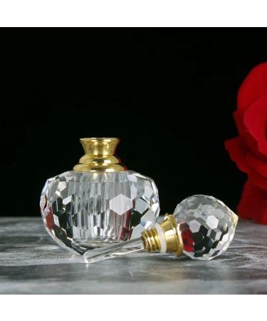 Glass Perfume Bottle 1ml Empty Refillable Perfume Dropper Bottle Vintage Crystal Essential Oil Bottle Fragrance Container - Buy Online on GoSupps.com