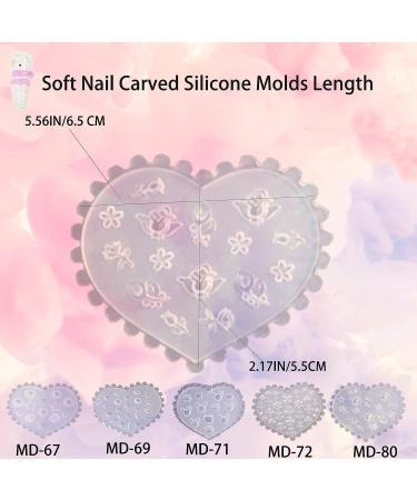 Buy 3D Nail Gel Set - 12 Colors for Nail Art Sculpting & Design | 5D Candy Gel & Molding Gel | DIY Manicure Kit - Buy Online on GoSupps.com