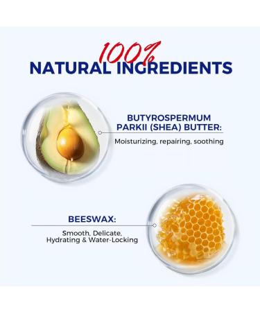 Moisturizing Repairing Lip Balm 2-Pack Designed for Chapped Lips Gently Exfoliates Deeply Hydrates and Locks in Moisture. Enriched with Shea Butter and Beeswax. - Buy Online on GoSupps.com