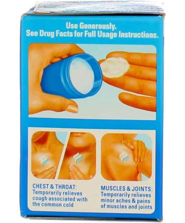 Vicks Vaporub Ointment 3.53 Oz (Pack of 3) - Soothing Relief for Cold and Flu Symptoms - Buy Online on GoSupps.com