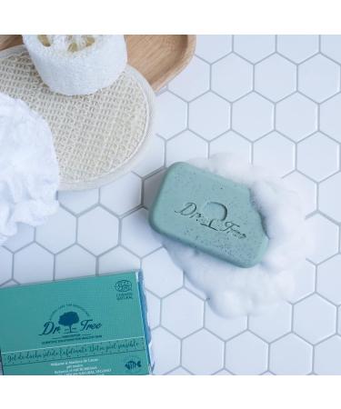 Dr. Tree Gel Solid cologique Exfoliant - Sp cial Peau Sensible - Renforce le Microbiome - ECOCERT. 99 7% Ingr dients Naturels - Wakame et Beurre de Cacao - Appropri V g talien Sans Plastique - 120gr - Buy Online on GoSupps.com