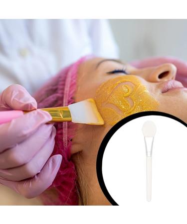 dijiusidy Brush Facial Mask Silicone White Professional Cutter-Type Brushes Cream Skin Foundation Tool Comfortable Beauty Tongue Shape - Buy Online on GoSupps.com