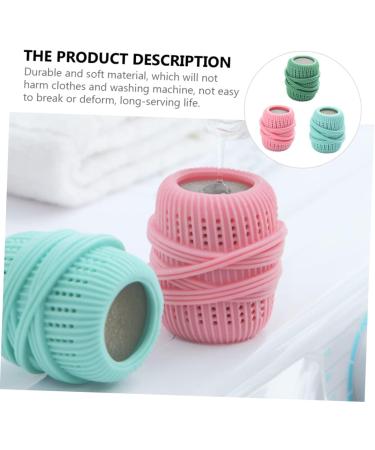 minkissy 9 Pcs Washing Machine Laundry Ball Washer Dryer Washing Laundry Balls for Removal Washing Machine Laundry Washing Balls Substitute Anti-tangle Tpe 7x4.5x4.5cmx3pcs Random Colorx3pcs - Buy Online on GoSupps.com