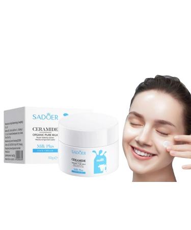 suckoo For SADOER Milk Moisturizing Hydrating Face Cream Brighten skin tone Nourish your skin Facial cream 50g 1.76 FL OZ - Buy Online on GoSupps.com