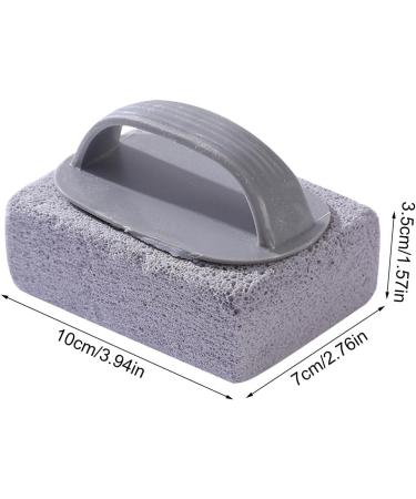 Pool Stone Cleaning Block - Pumice Stone for Pools Cleaning Pool Tiles | Abrasion-Resistant and Scouring Stone Pool Cleaning Block with Handle for Pool Cleaning - Buy Online on GoSupps.com