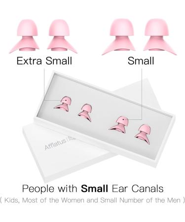 Afflatus ComfortFit-1 Small Ear Plugs for Kids (Age 8-17) and Small Ear Canals Small Earplugs Kids Children Ear Plugs for Sleeping Noise Reduction Concert Airplane Pressure (Size S Pairs*2) Light Grey-women&kid's Size - Buy Online on GoSupps.com
