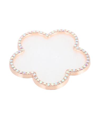 Healeved Healeved Armor Display Edge Nail Polish Cosmetic Manicure Pallet Nail Color Makeup Display Board Nail Display Plate Makeup Tray for Painting Nails Zinc Alloy Colorful