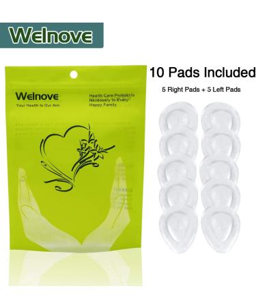 Welnove 10Pcs Metatarsal Pads - Anti-Slip Forefoot Cushions for Mortons Neuroma & Foot Pain - Buy Online on GoSupps.com