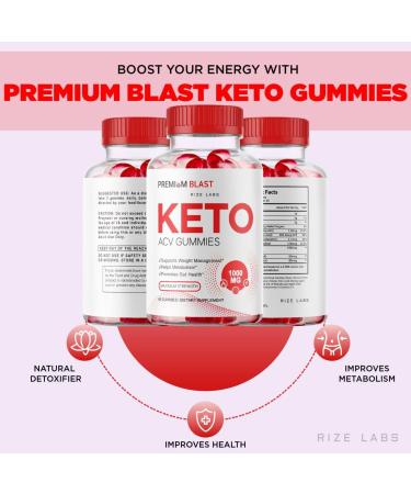 Premium Blast Keto ACV Gummies - Weight Loss Management Formula (180 Gummies) - Buy Online on GoSupps.com