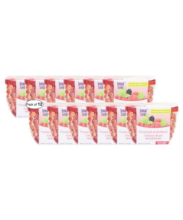 Sensual Scents Crystal Gel Air Freshener- Berries Delight (150g) (Pack of 12)