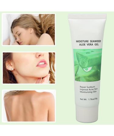 Sunbrand Aloe Vera Gel for Moisturizing & Soothing Skin | Brightening Marine Algae Formula - International Shipping - Buy Online on GoSupps.com