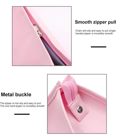 Tainrunse Hair Dryer Curling Iron Storage Bag Carrying Waterproof Stain-Resistant with Handle Easy to Carry Pink - Buy Online on GoSupps.com