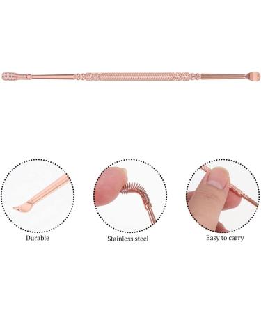 FRCOLOR 4pcs Spiral Ear Spoon - Reusable Ear Cleaner & Compact Earwax Remover | Dual Use Tool in Rose Gold - Buy Online on GoSupps.com