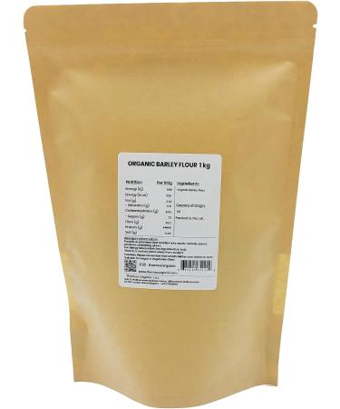 Thames Organic 500g Organic Barley Flour: Non-GMO, High-Fiber, Additive-Free - Ideal for Baking and Cooking - Buy Online on GoSupps.com