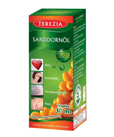 TEREZIA 100% SANDDORNOL 30ml Drops Skin Immunity Heart Inside and Out