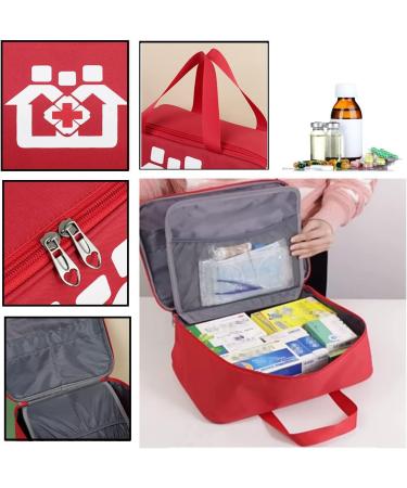 Zimohe 2PCs Waterproof Medication Bags - Large Capacity Medicine Storage for Home Auto Office Camping & Hunting - Buy Online on GoSupps.com
