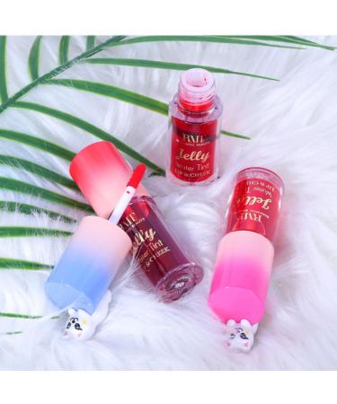 Buy 6 Full Set Cutty Cat Purr-Fect Jelly Cheek & Lip Tint Gloss - Waterproof & Zipper Bag in Pink | International Shipping - Buy Online on GoSupps.com