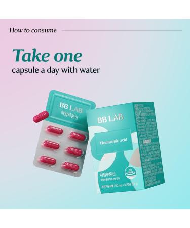 BB LAB Hyaluronic Acid Supplement Korea Hyaluronic Acid 120mg Skin Hydration Moisture Support Fast Absorption Capsule Type - Buy Online on GoSupps.com