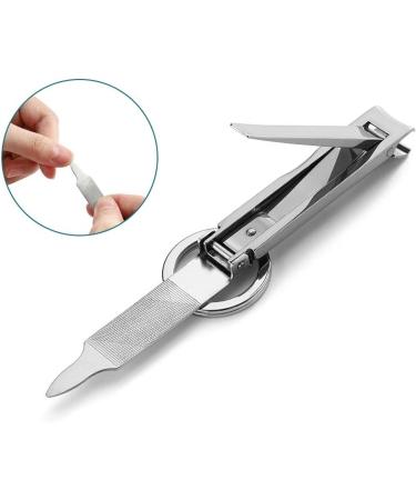 OUSIKA Nail Clippers Portable Folding Nail Clippers Stainless Steel Nail Cutter Clippers Manicure Pedicure Finger Toe Scissors Key Rings Beauty Tools Nails - Buy Online on GoSupps.com