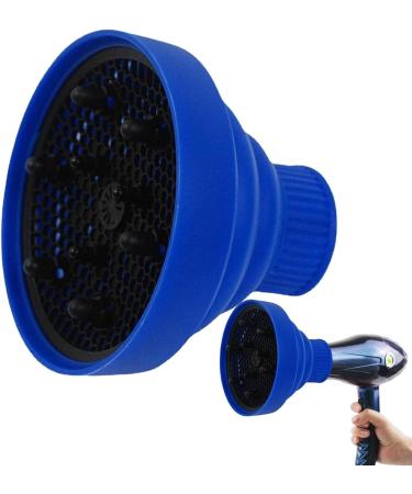 Huaxingda Hair Dryer Hood | Heat Resistant Silicone Hair Dryer Vent Hood Foldable | Multifunctional Hair Dryer Accessories Soft Hair Styling Supplies for Home Hair Salon blue - Buy Online on GoSupps.com