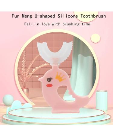 Manual Toothbrush with U-Shaped Bristles for Kids Bulk Car Shaped Donut Shaped Handle Soft Silicone Toothbrush Head 360 Thorough Cleaning (H L (2 12 Years) 1 PC) - Buy Online on GoSupps.com