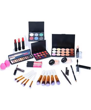 CkFyahp 29Pcs Makeup Set - Professional All-in-One Kit with Eyeshadow Palette, Lip Gloss, Brushes & Cosmetic Bag for Women & Girls - Ideal Beauty Gift - Buy Online on GoSupps.com