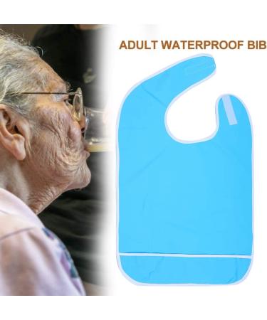 Buy Waterproof Oil-Repellent Adult Libs for Seniors | Reusable & Washable with Velcro Fastener - Blue 45x65 - Buy Online on GoSupps.com