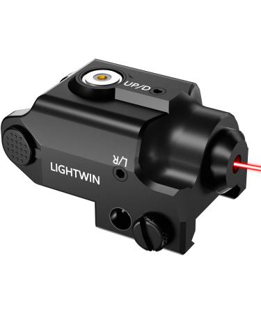 LIGHTWIN Red/Green/Blue Laser Sight, Aluminum Ultra Low Profile Compact Picatinny Mount Laser Dot Sight, Strobe Mode Available, Magnetic USB Rechargeable Beams for Taurus G2c G2s G3 G3c